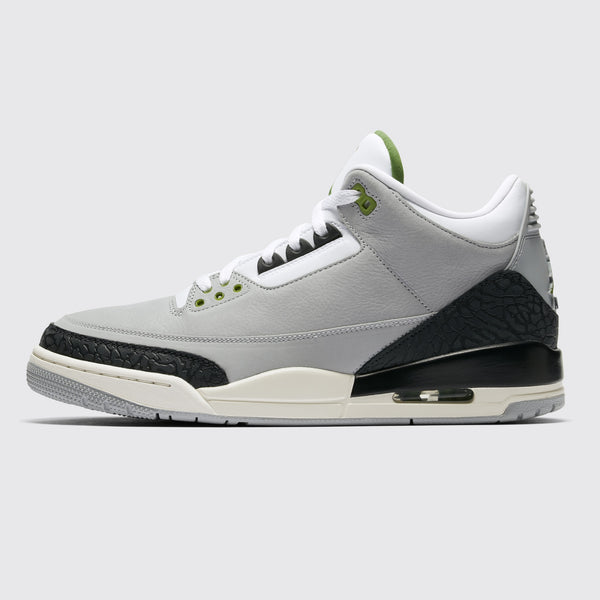 Air Jordan 3 Chlorophyll zapatilla – vista lateral