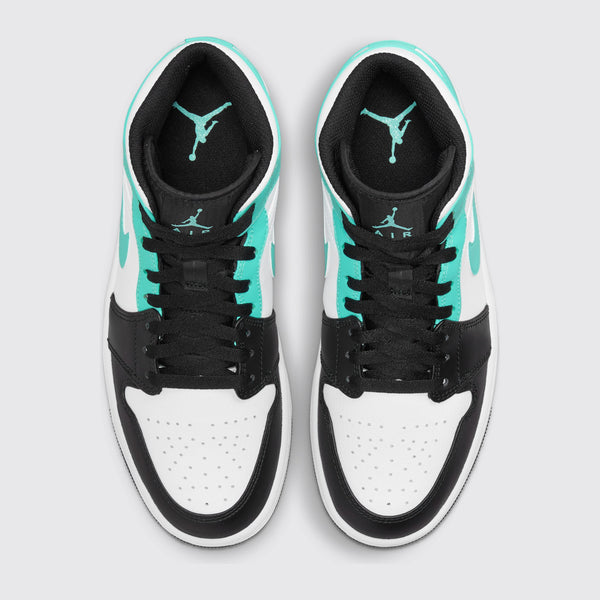 Air Jordan 1 Mid Tropical Twist sneaker – top view of the pair