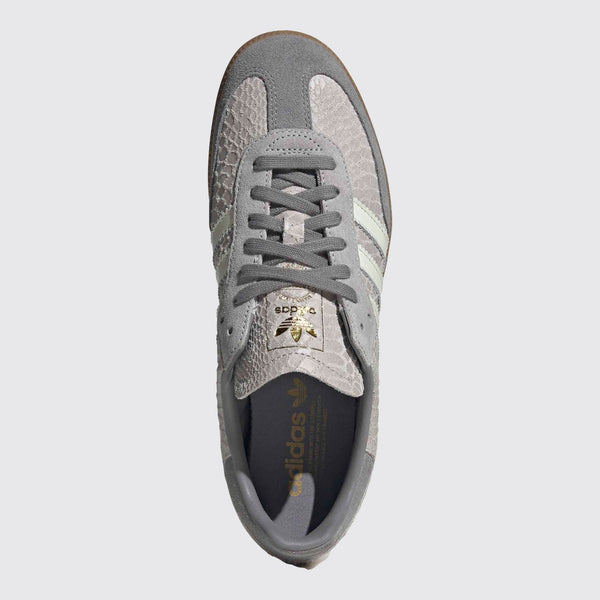Adidas Samba OG Grey Two Off White Gum basket – vue de dessus