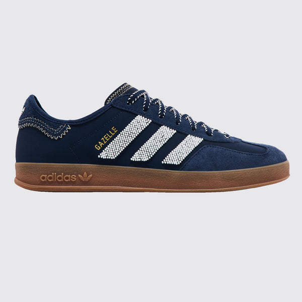 CLOT x Adidas Gazelle Indoor Collegiate Navy Off White zapatilla – otro lado