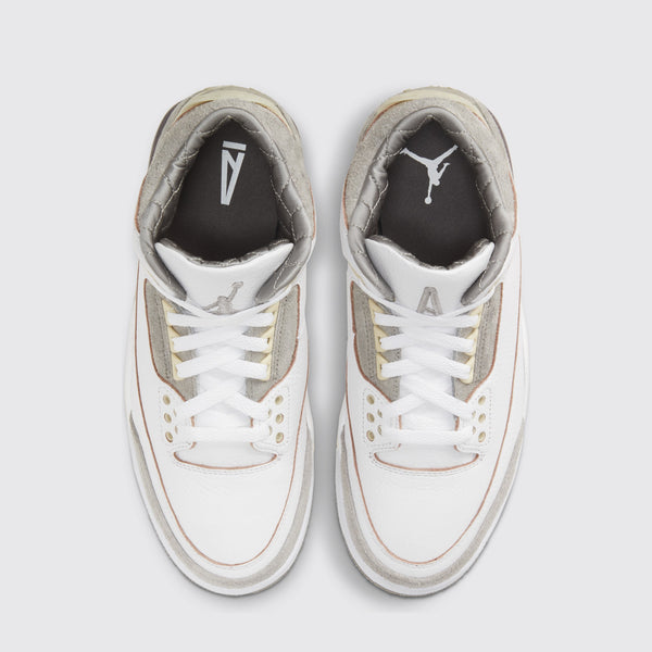 Women's A Ma Maniére x Air Jordan 3 Raised By Women sneaker – top view of the pair