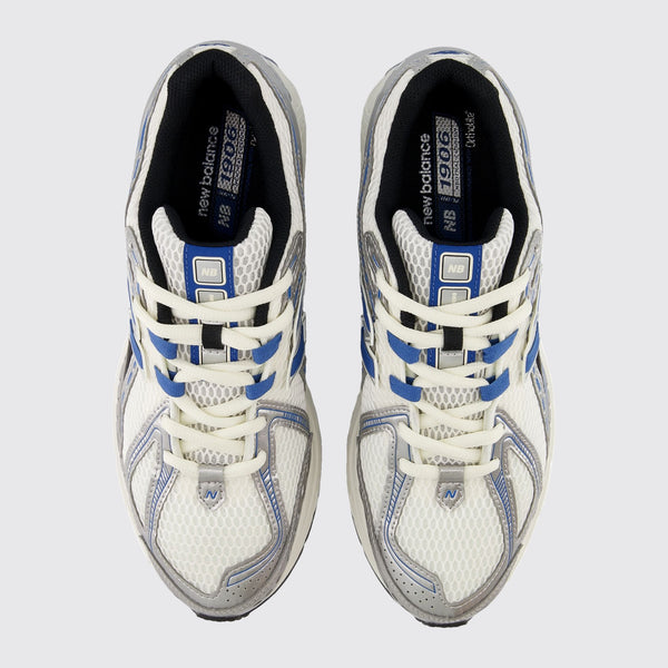 New Balance 1906R Silver Metallic Blue Agate sneaker – top view of the pair
