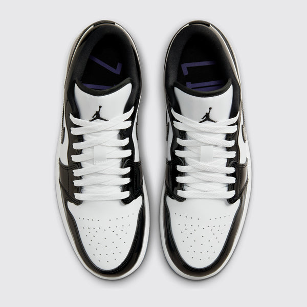 Air Jordan 1 Low SE Concord sneaker – top view of the pair