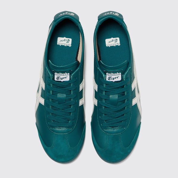 Onitsuka Tiger Mexico 66 Spruce Green White Sneaker – Draufsicht des Paares