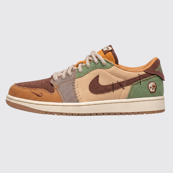 Zion Williamson x Air Jordan 1 Low OG Voodoo Sneaker – Seitenansicht