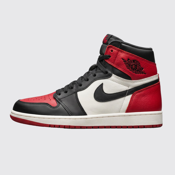 Air Jordan 1 High OG Bred Toe basket – vue de profil