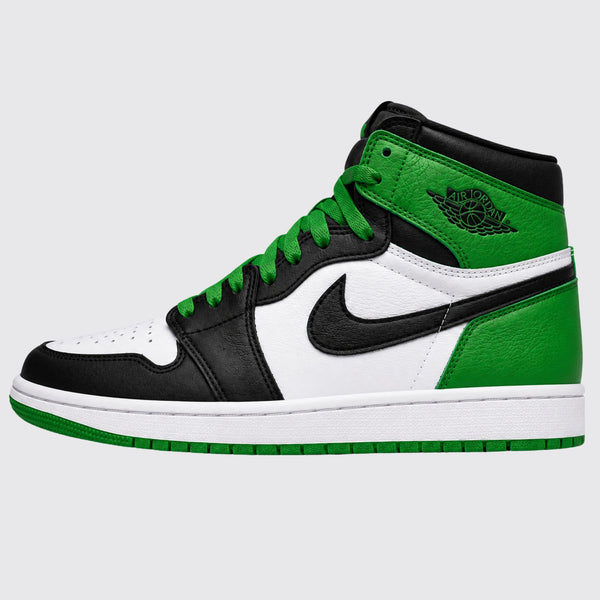 Air Jordan 1 High OG Black and Green Toe - Nike