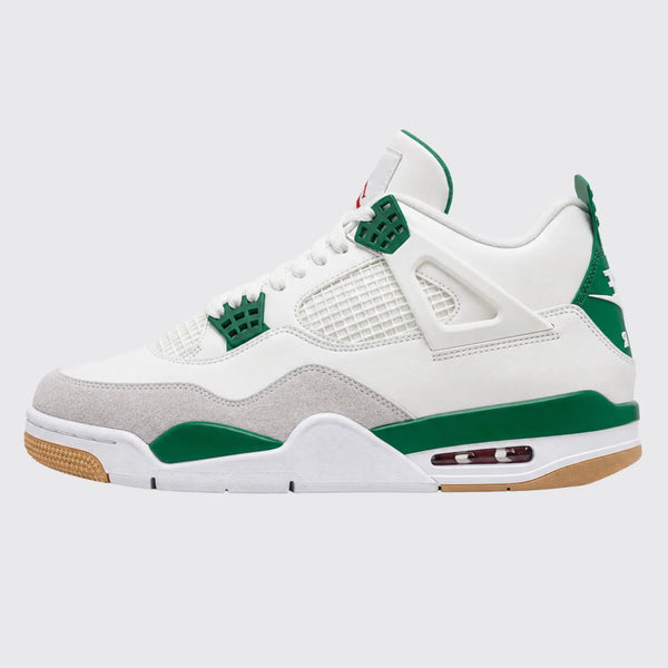 Air Jordan 4 Retro Co-Branded "White/Green" - Jordan