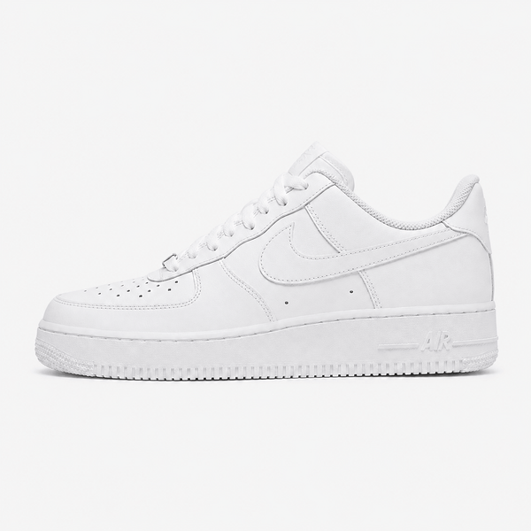 Nike Air Force 1 '07 Triple White sneaker – side view
