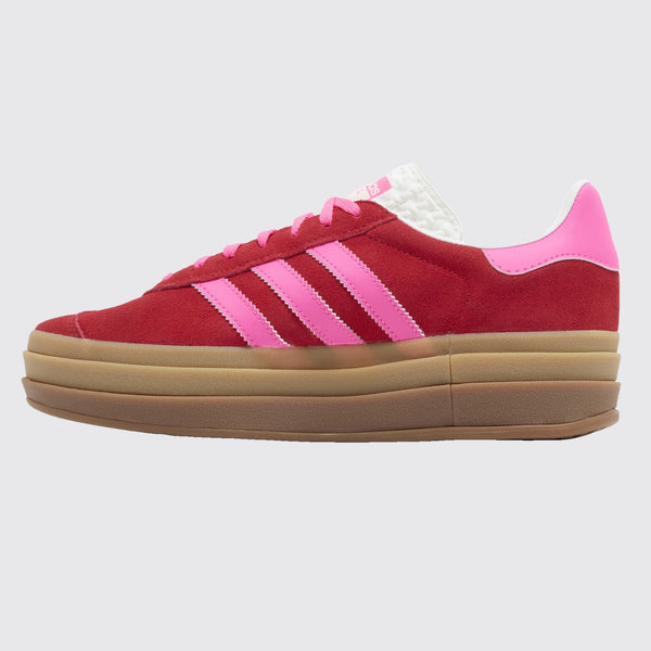 Adidas Gazelle Bold Collegiate Red Lucid Pink Damen Sneaker – Seitenansicht