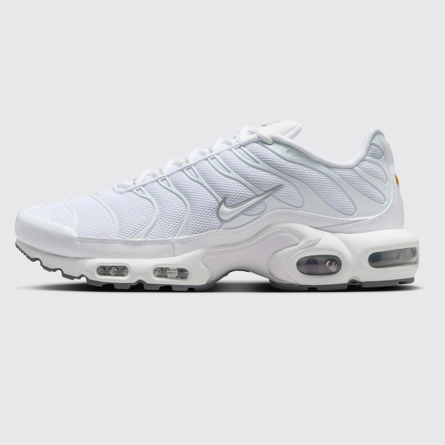 Nike Air Max Plus White Black Cool Grey sneaker – side view