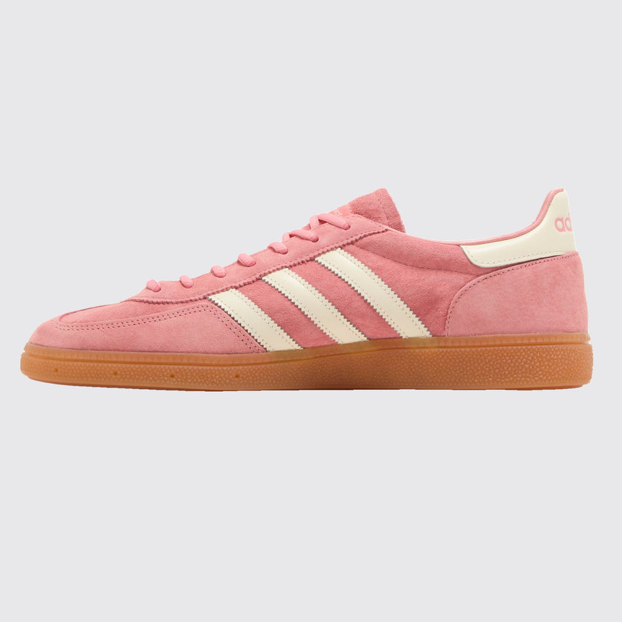 Sporty & Rich x Adidas Handball Spezial Pink Gum basket – vue de côté