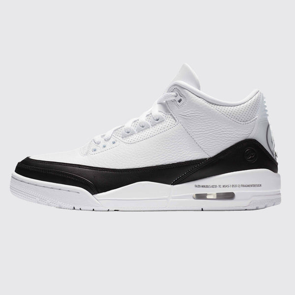 Fragment x Air Jordan 3 White
