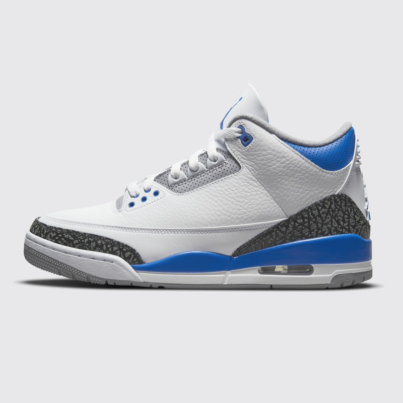Air Jordan 3 Racer Blue sneaker – side view