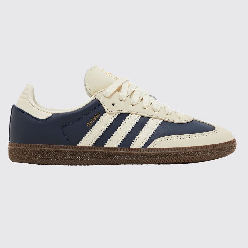 Adidas Samba OG Night Indigo Cream White de Mulher sapatilha – vista lateral