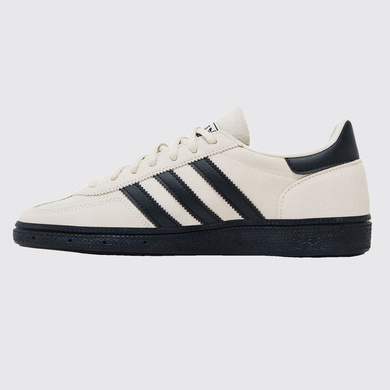 Adidas Handball Spezial Aluminium Core Black Gold sapatilha – vista lateral