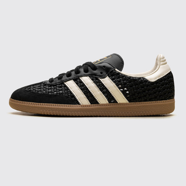 Women's Adidas Samba OG Black Cream Gold