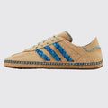 CLOT x Adidas Gazelle Linen Khaki Light Blue Sneaker – Seitenansicht