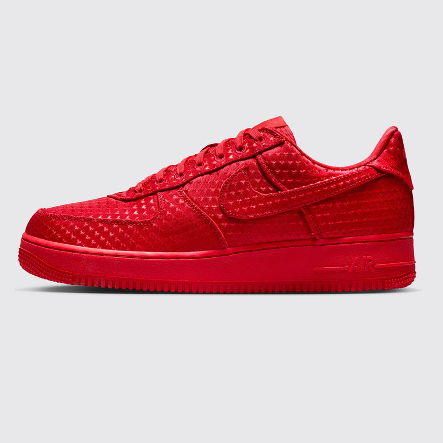 Nike Air Force 1 Retro Valentine's Day University Red sneaker – side view