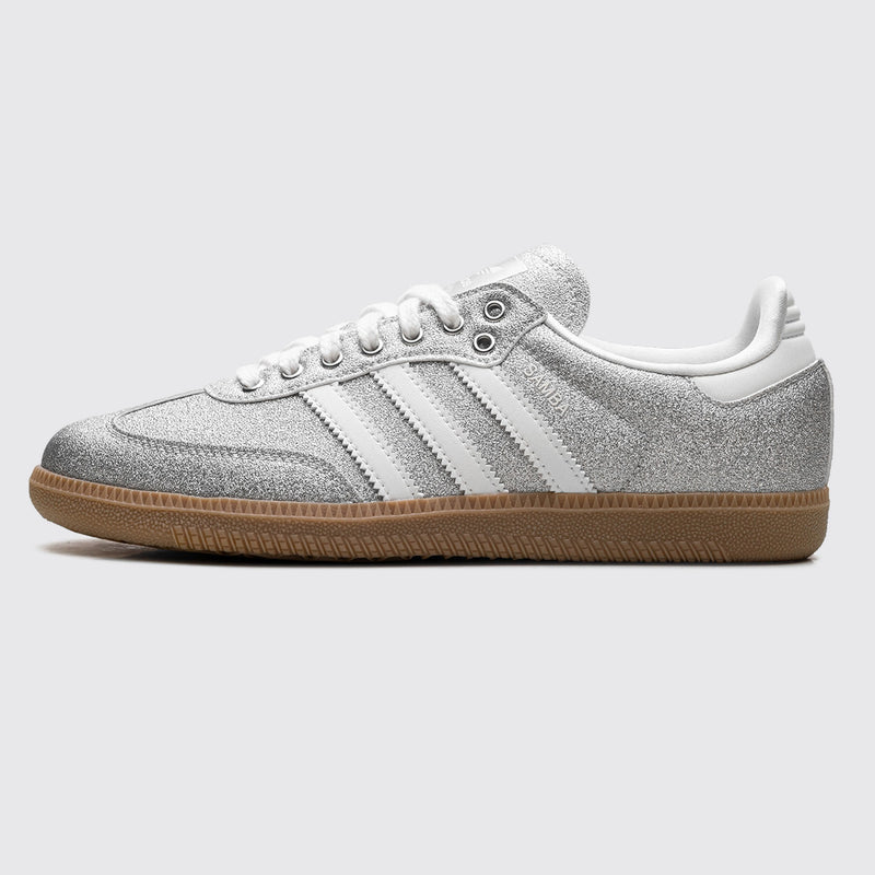 Adidas Samba OG Off White Silver Metallic de Mujer zapatilla – vista lateral