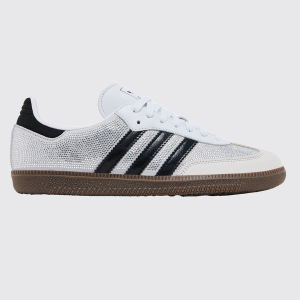 Adidas Samba OG Crystal White Rhinestones Femme basket – vue de côté