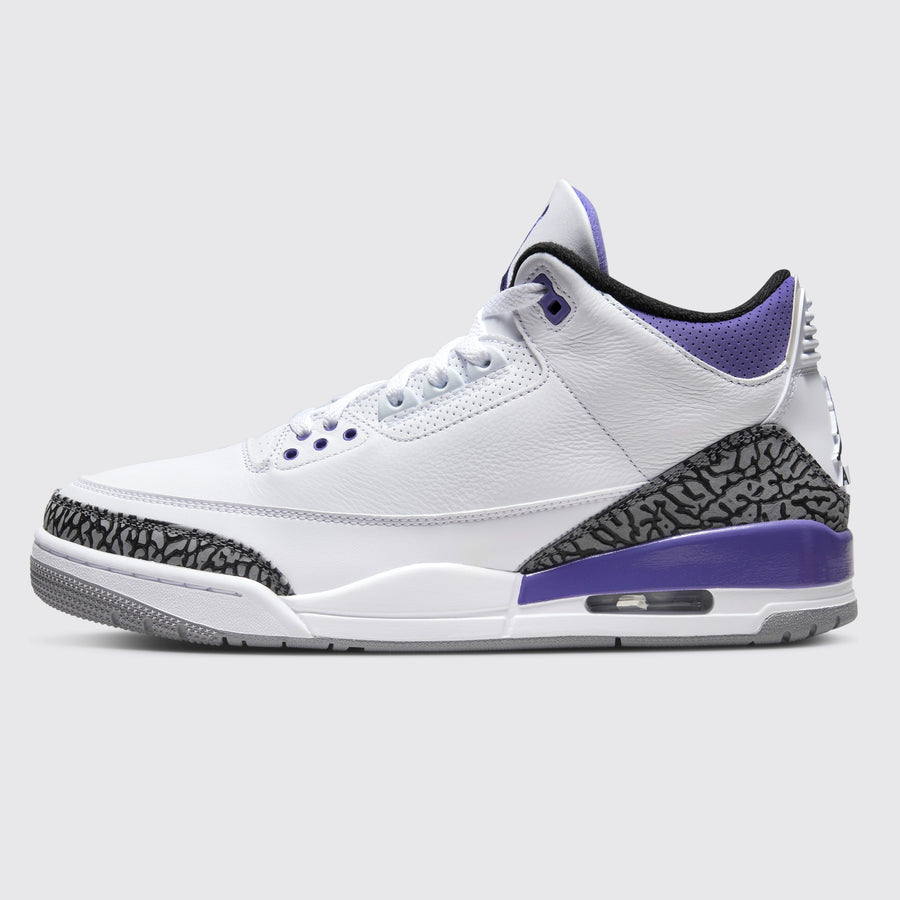 Air Jordan 3 Dark Iris sneaker – side view