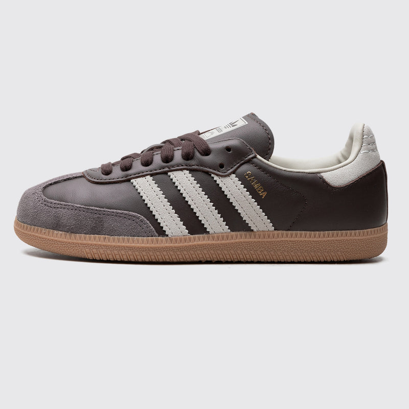 Adidas Samba OG Brown Putty Grey sneaker – side view