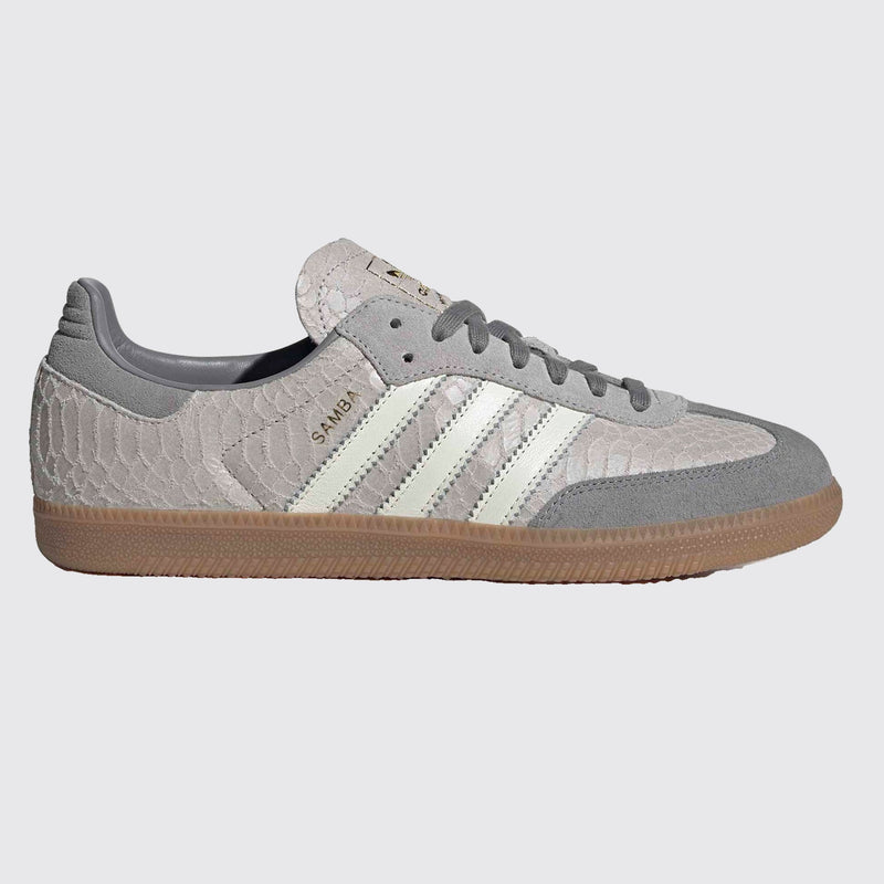 Adidas Samba OG Grey Two Off White Gum zapatilla – vista lateral