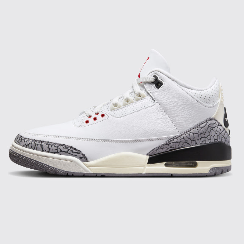 Air Jordan 3 White Cement Reimagined Sneaker – Seitenansicht