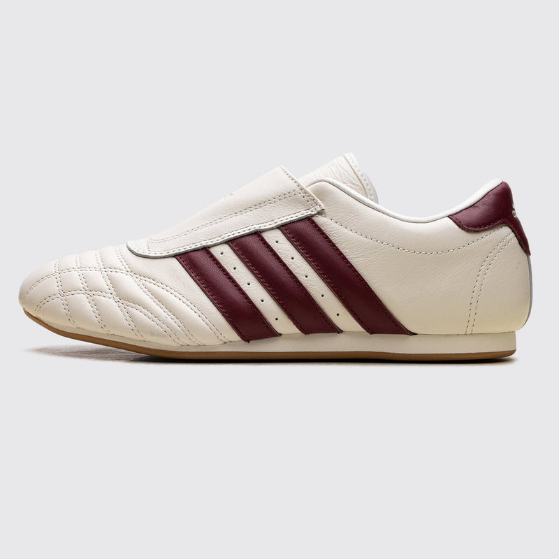 Adidas Taekwondo Off White Noble Maroon Damen Sneaker – Seitenansicht