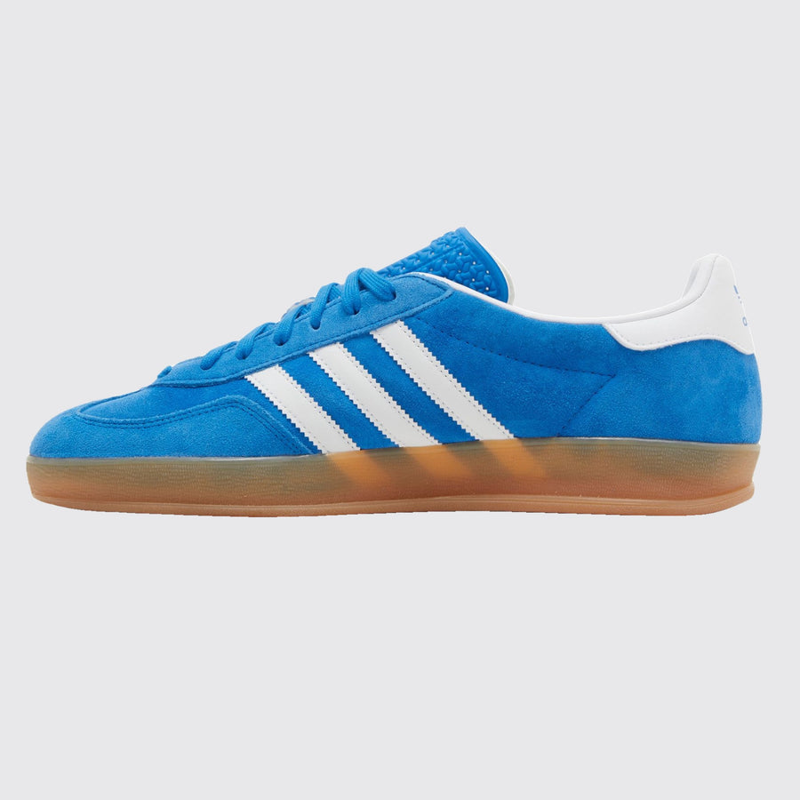 Adidas Gazelle Indoor Blue Bird Gum sapatilha – vista lateral
