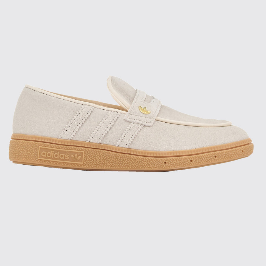 Adidas Handball Spezial Loafer Wonder White Gum sapatilha – vista lateral