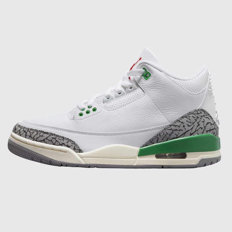 Air Jordan 3 Lucky Green Damen Sneaker – Seitenansicht