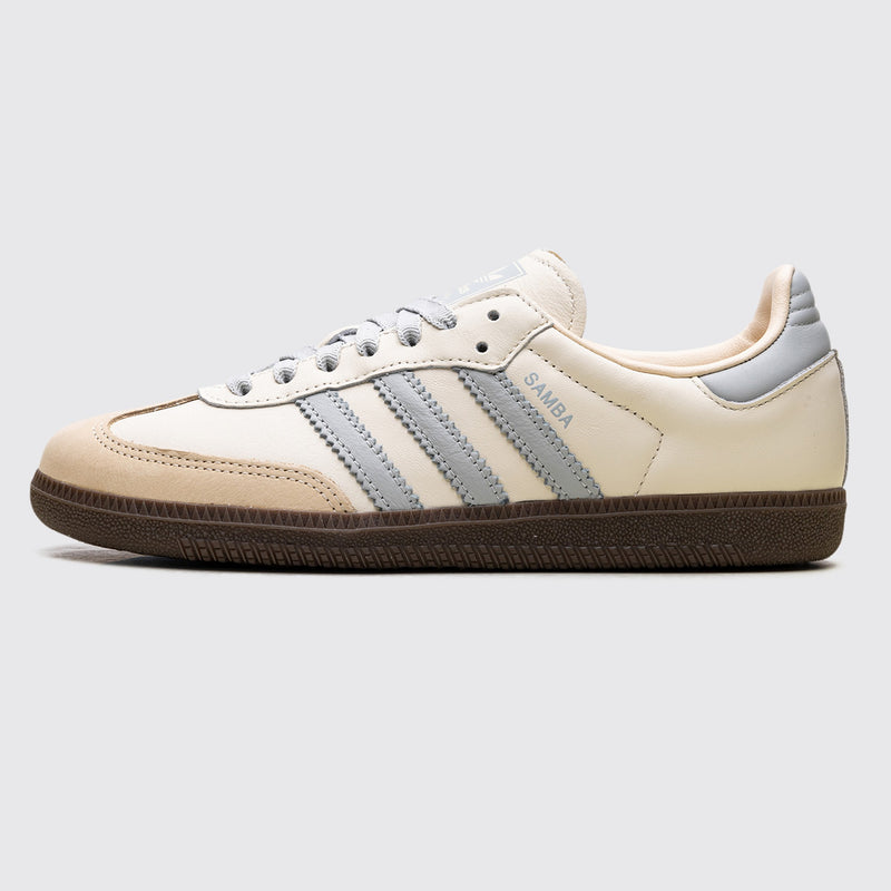 Adidas Samba OG Cream White Wonder Silver de Mulher sapatilha – vista lateral
