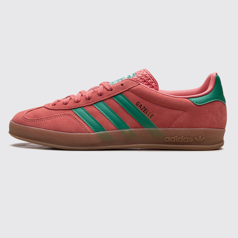 Adidas Gazelle Indoor Preloved Scarlet Court Green zapatilla – vista lateral