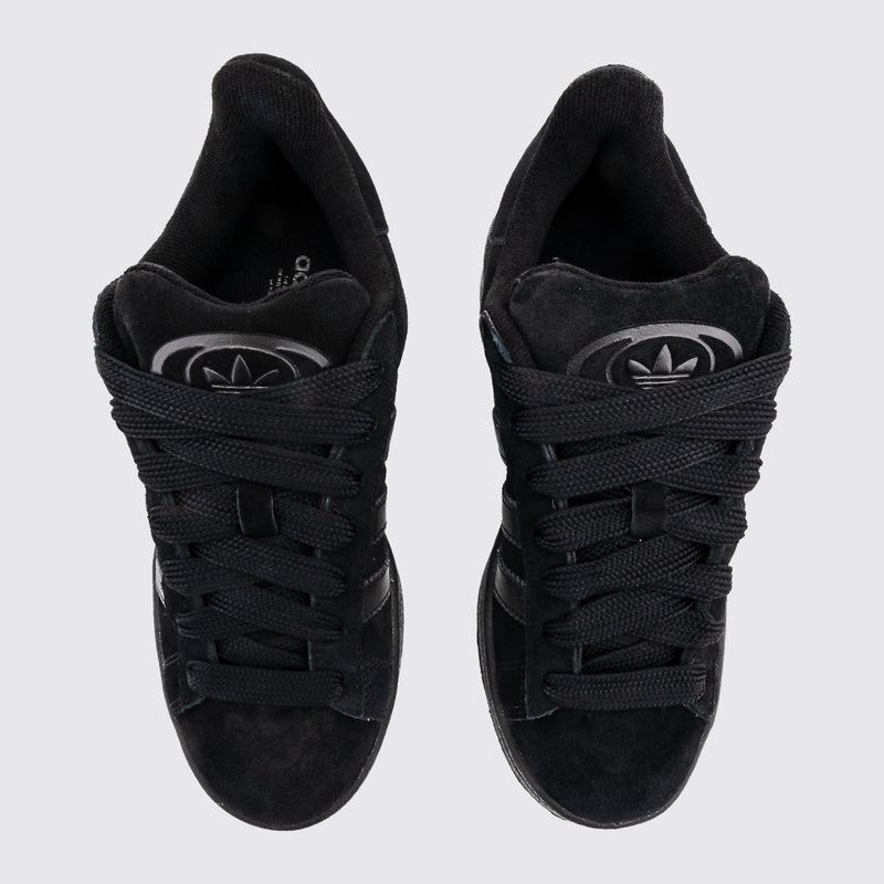 Adidas Campus 00s Triple Core Black sneaker – top view of the pair
