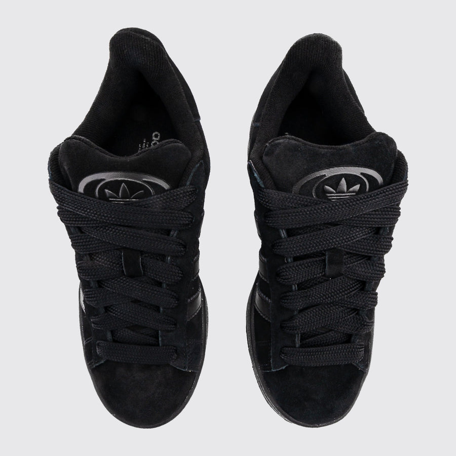 Adidas Campus 00s Triple Core Black sneaker – top view of the pair