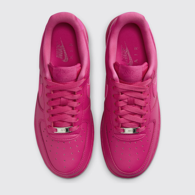 Nike Air Force 1 '07 Fireberry Damen Sneaker – Draufsicht des Paares