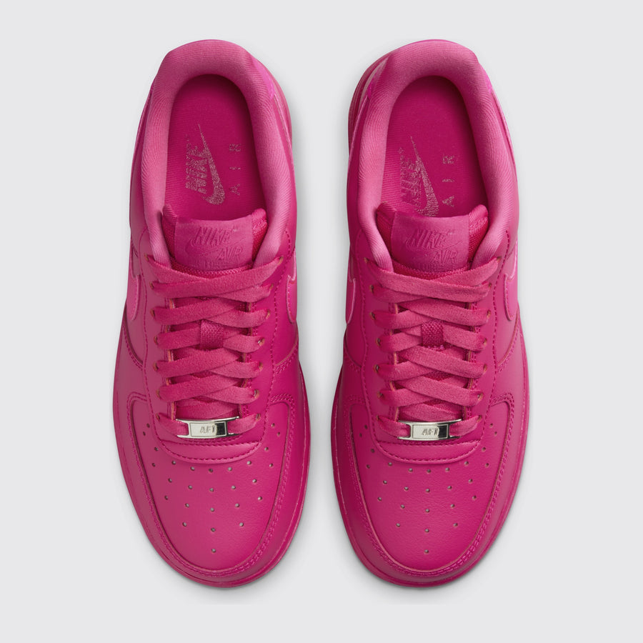 Nike Air Force 1 '07 Fireberry Damen Sneaker – Draufsicht des Paares