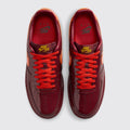 Nike Air Force 1 Low Dark Team Red Safety Orange zapatilla – vista superior del par