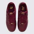 Central Cee x Nike Air Force 1 '07 Dark Beetroot zapatilla – vista superior del par