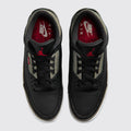 Levi's x Air Jordan 3 Black and White basket – vue de dessus de la paire