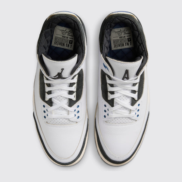A Ma Maniére x Air Jordan 3 For The Love sneaker – top view of the pair