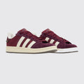 Adidas Campus 00s Cordura Collegiate Burgundy sneaker – three-quarter view of the pair