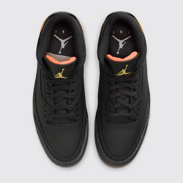 J Balvin x Air Jordan 3 Rio zapatilla – vista superior del par