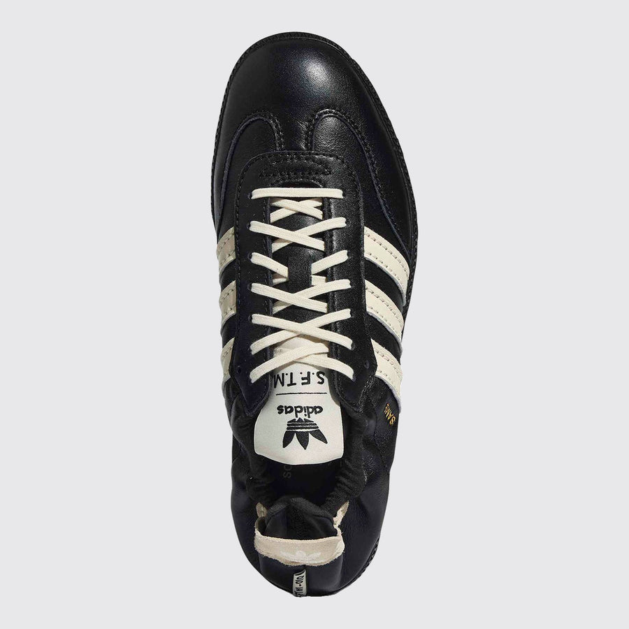 Song for the Mute x Adidas Samba OG Black White sapatilha – vista de cima