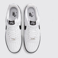 Nike Air Force 1 '07 White Black sneaker – top view of the pair