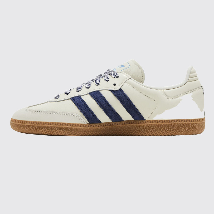 Adidas Samba OG Off White Dark Blue Damen Sneaker – andere Seite