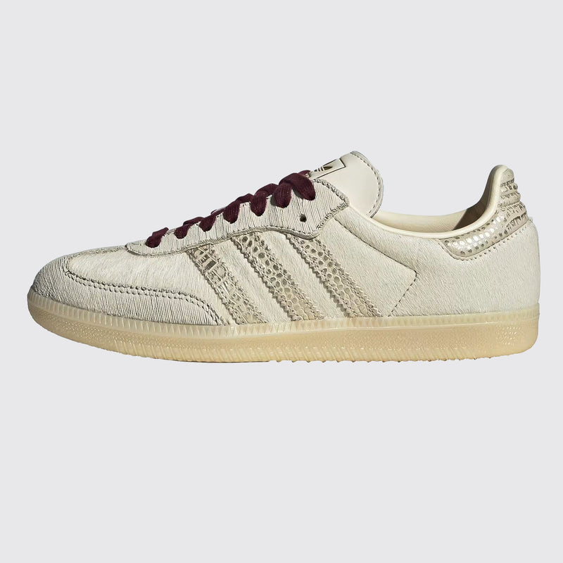 Adidas Samba OG Cream White Maroon de Mujer zapatilla – otro lado