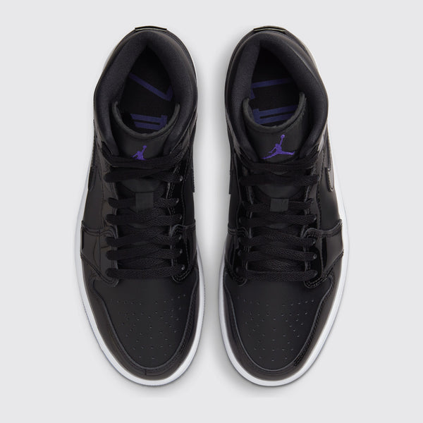 Air Jordan 1 Mid SE Space Jam sneaker – top view of the pair